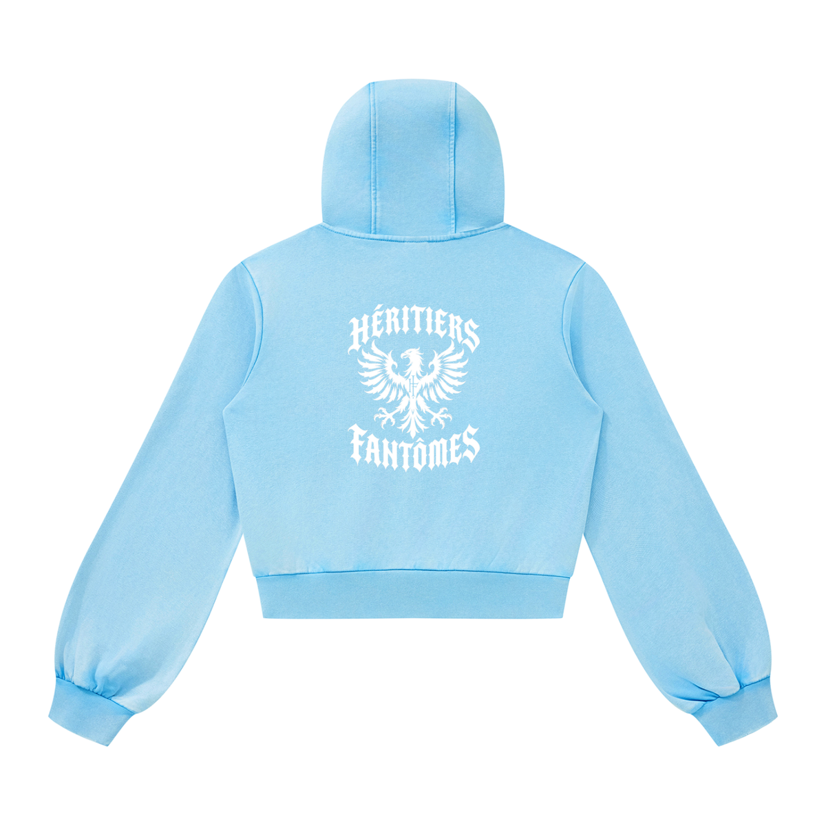 HÉRITIERS FANTÔMES // WOMEN’S WASHED ZIP HOODIE