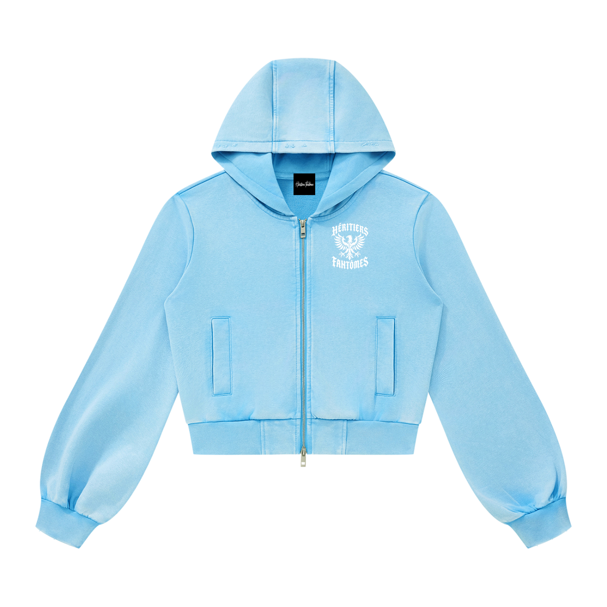 HÉRITIERS FANTÔMES // WOMEN’S WASHED ZIP HOODIE