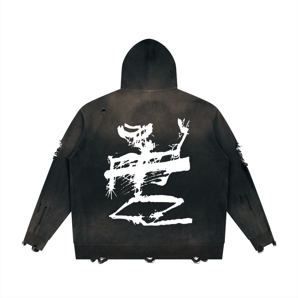 HÉRITIERS FANTÔMES // SKELETON ZIP HOODIE